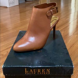 Ralph Lauren Rayna Polo Tan Burnished Vachetta